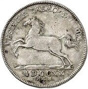 24 Mariengroschen - Louis Rudolph, Germany, 1715-1724 reverse image