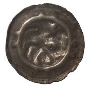 Denier Bracteate - Henry "the Admirable" and Albrecht "the Fat" obverse image