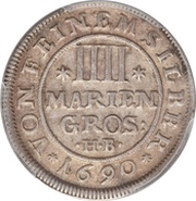 4 Mariengroschen - Ernest August, Germany, 1689-1692 reverse image