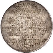 2 Thalers - John Frederick Death, Germany, 1679 reverse image