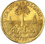 1 Ducat - John Frederick, Germany, 1673-1679 reverse image