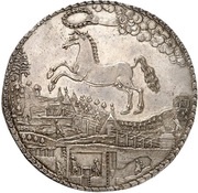 4 Thalers - John Frederick Harz - Ausbeute - Löser, Germany, 1670 reverse image
