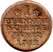 1 Pfenning - George III, Germany, 1762-1804 reverse image