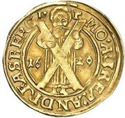 1 Ducat - Christian Mining Ducat, Germany, 1629 reverse image
