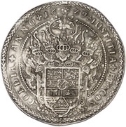 5 Thalers - Christian of Minden, Germany, 1629 reverse image