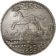 5 Thalers - Christian Louis Löser, Germany, 1654 reverse image