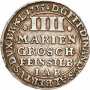 4 Mariengroschen - Ferdinand Albert II obverse image