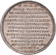 ½ Thaler - Rudolph August and Anthony Ulrich Death obverse image