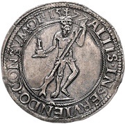 1 Thaler - Julius Lichttaler, Germany, 1577 reverse image