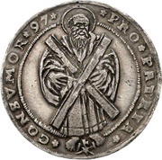 1 Thaler - Henry Julius Ausbeutetaler, Germany, 1597-1598 reverse image