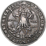 1 Thaler - Frederick Ulrich Ausbeutetaler, Germany, 1633 reverse image