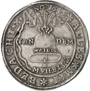 1 Thaler - August Glockentaler, Germany, 1643 reverse image