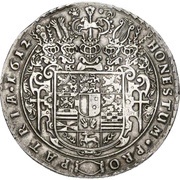 2 Thalers - Henry Julius Löser, Germany, 1612 reverse image