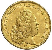 1 Ducat - Louis Rudolph obverse image