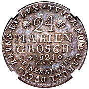 24 Mariengroschen - George IV, Germany, 1821-1822 reverse image