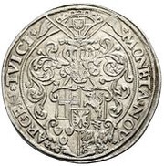 1 Thaler - Anthony of Schaumburg, Germany, 1557 reverse image