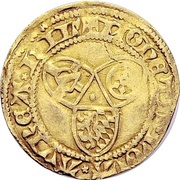 1 Goldgulden - Theodoric II of Mörs Riehl, Germany, 1414-1453 reverse image