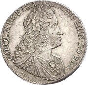 1 Thaler, Germany, 1727 reverse image