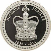 30 Dollars - Elizabeth II 4th Portrait - Diamond Jubilee - Silver Proof, Australia, 2012 reverse image