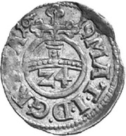 1 Groschen - Henry V of Aschenbrock Kipper, Germany, 1619 reverse image