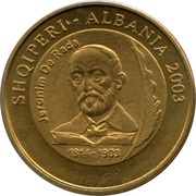 50 Lekë Jeronim de Rada obverse image