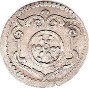 1 Dreier, Germany, 1623-1656 reverse image