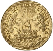 2 Ducats, Germany, 1705-1710 reverse image