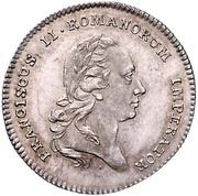 1 Ducat Silver pattern strike; Coronation obverse image