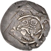 Denier - Otto II of Berg, Germany, 1184-1220 reverse image