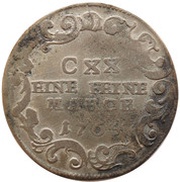 10 Kreuzers - Henry VIII of Bibra, Germany, 1763-1764 reverse image