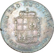 1 Thaler - Adalbert III of Harstall, Germany, 1795-1796 reverse image
