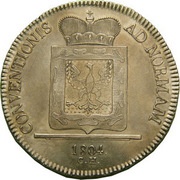 1 Thaler - Charles Joachim, Germany, 1804 reverse image