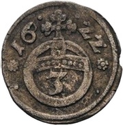 1 Dreier, Germany, 1622 reverse image