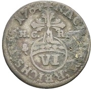 6 Pfennig, Germany, 1763-1764 reverse image