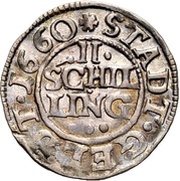 2 Schillings, Germany, 1624-1672 reverse image