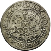 ¼ Thaler, Germany, 1668 reverse image