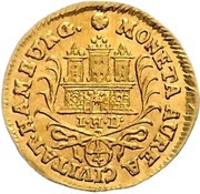 ¼ Ducat obverse image