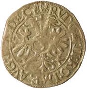 3 Kreuzers - Philip V, Germany, 1599 reverse image