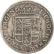 1 Gulden - Frederick Casimir, Germany, 1668 reverse image