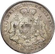1 Thaler - William IX Konventionstaler, Germany, 1769-1771 reverse image