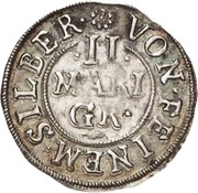 2 Mariengroschen, Germany, 1666-1669 reverse image