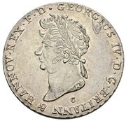 ⅔ Thaler - George IV obverse image