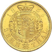 10 Thalers - William IV, Germany, 1835-1837 reverse image