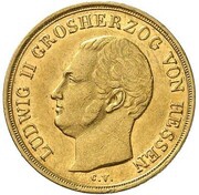 5 Gulden - Louis II Rheingold obverse image