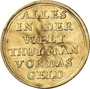 1 Ducat - Louis VIII Jagddukat, Germany, 1739-1768 reverse image