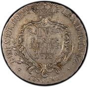 ¼ Reichsthaler - Frederick II, Germany, 1763-1767 reverse image