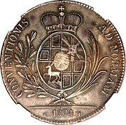1 Thaler - Hermann Frederick Otto, Germany, 1804 reverse image