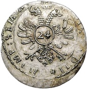 24 Kreuzer - John, Germany, 1622 reverse image