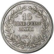 1 Thaler - Charles Piedfort, Germany, 1811 reverse image