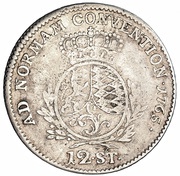 12 Stüber - Charles Theodor, Germany, 1765-1766 reverse image
